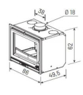 INSERT BOIS MODANE 85 PORTE VERRE