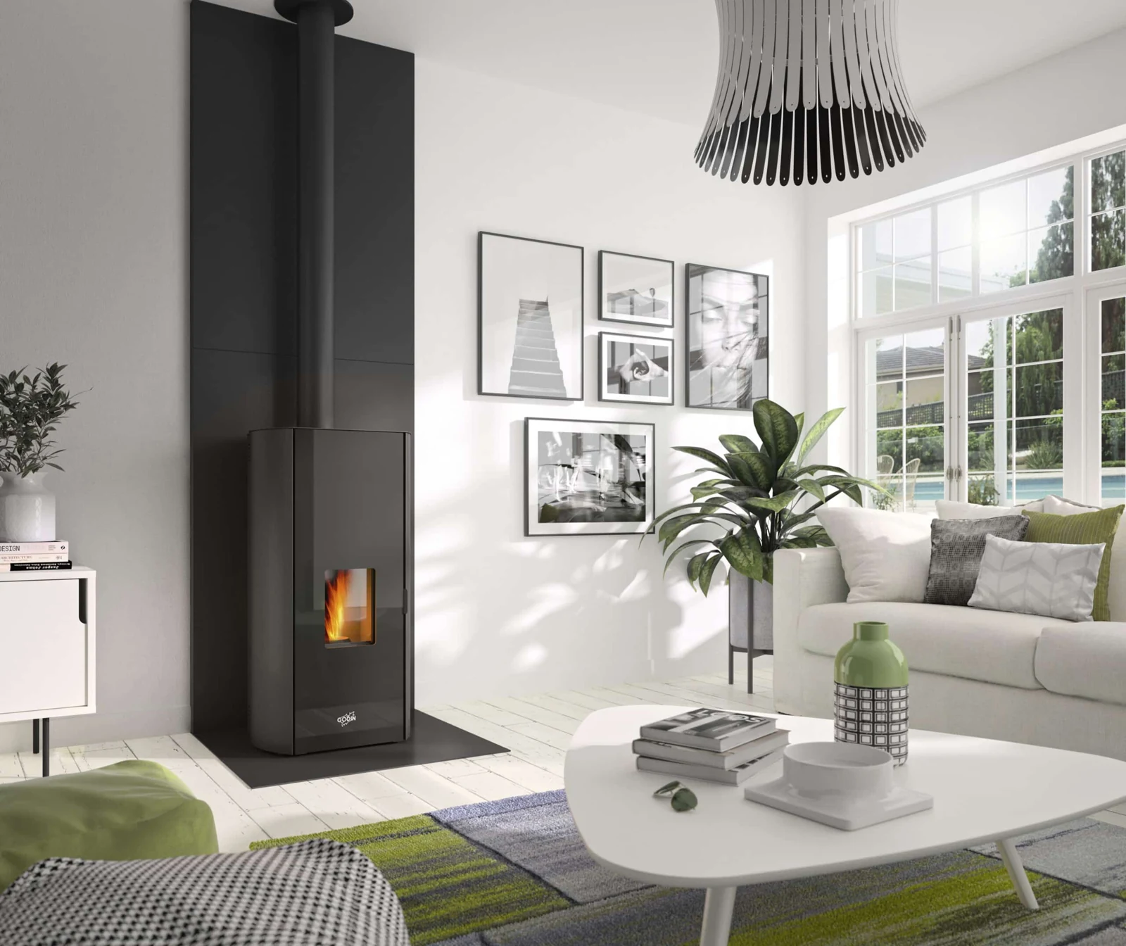 Poêle à granulés Godin Conty 2 6kW