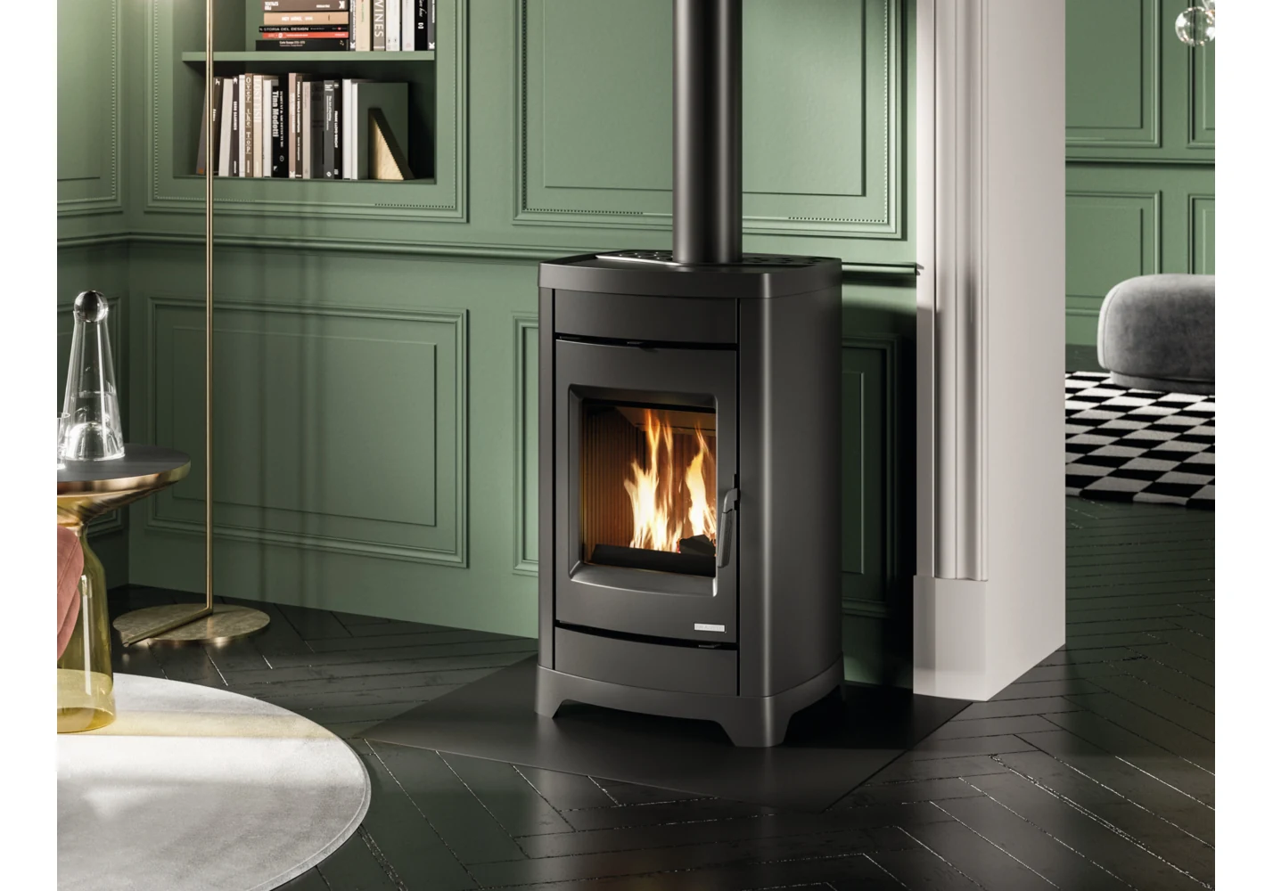 Poêle à bois Palazzetti Charlotte 10G — acier