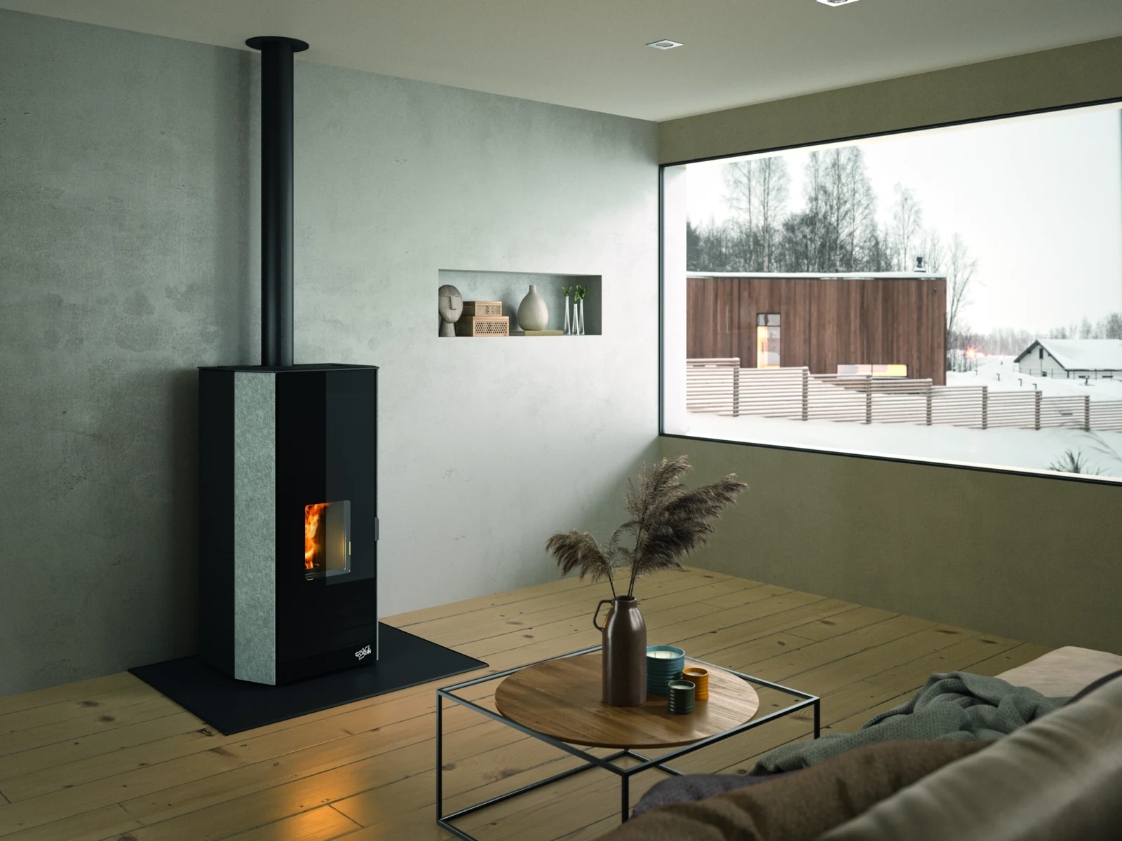 Poêle à granulés Godin YORK 2 6kW