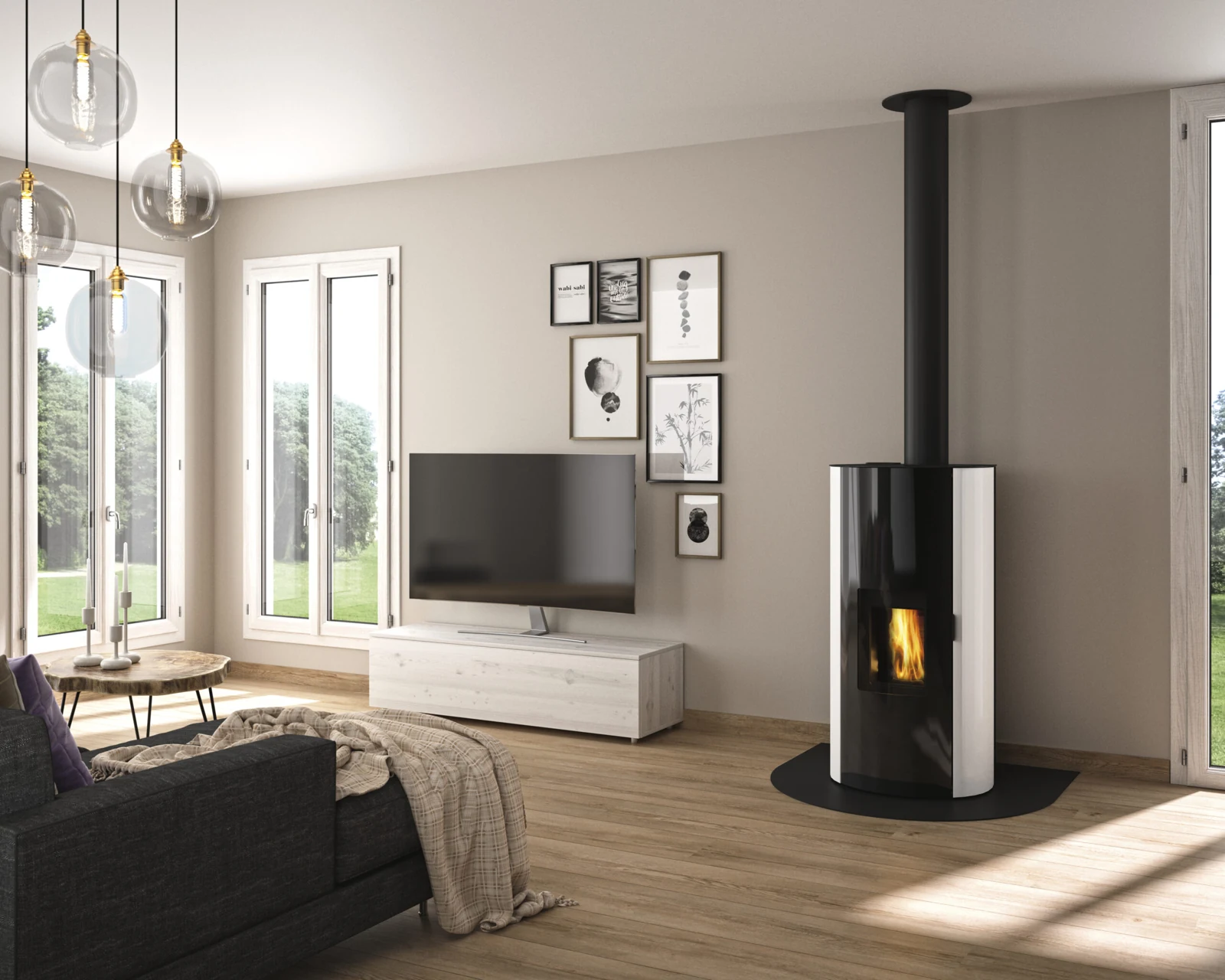 Poêle à granulés Godin Estray 2 6kW