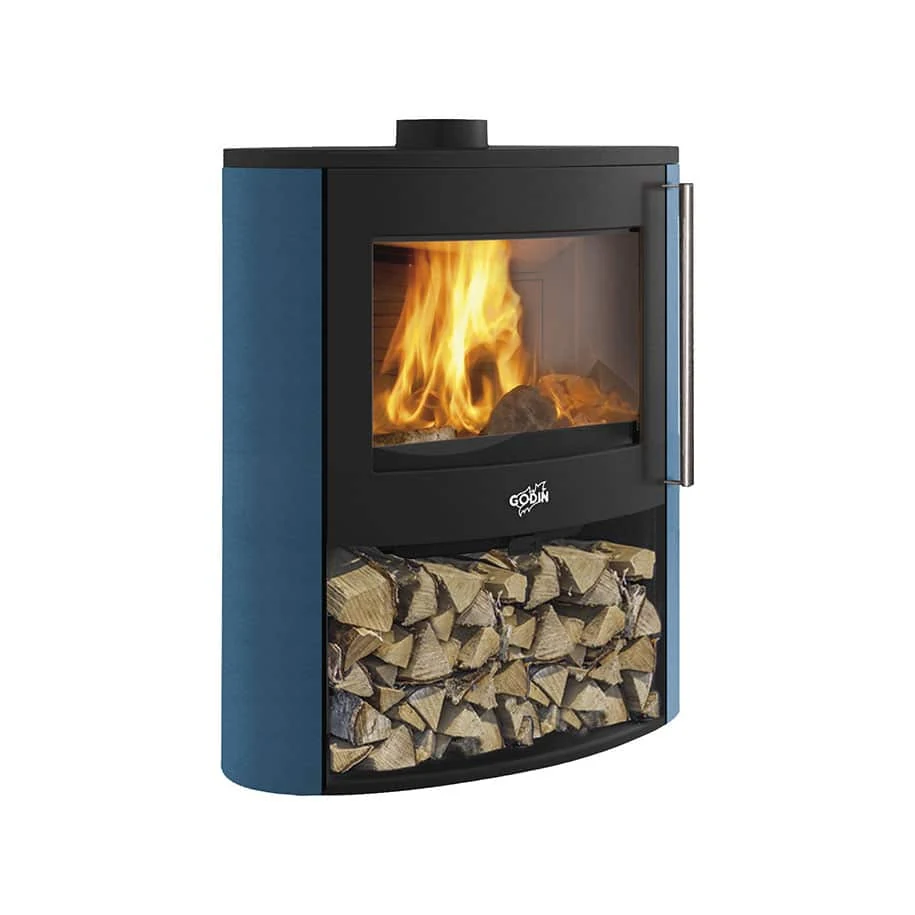 Poêle à bois Godin COGGIA 1V SUR BUCHER