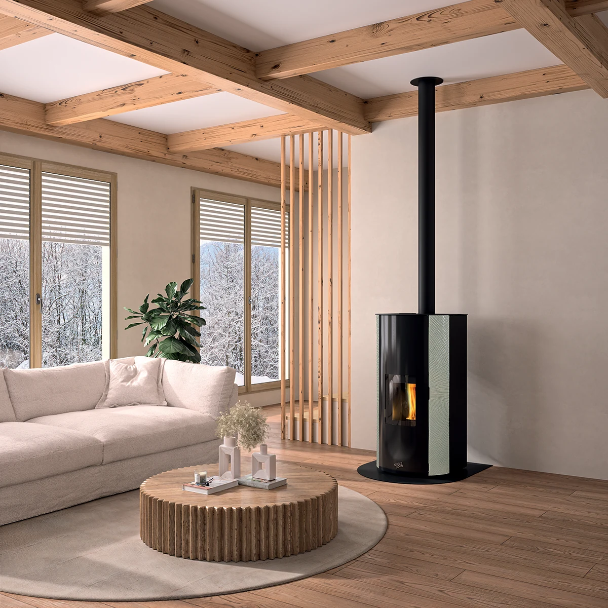 Poêle à granulés Godin Charance 2 6kW