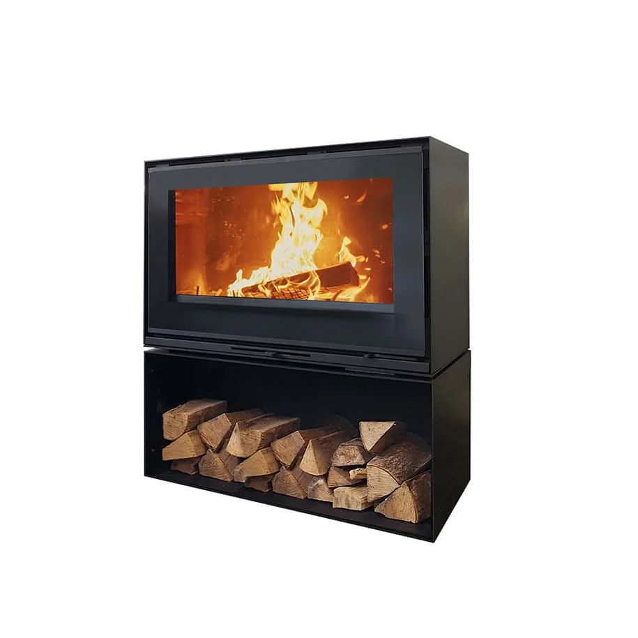 Poêle à bois Godin HURIEL 80/100 SUR BUCHER